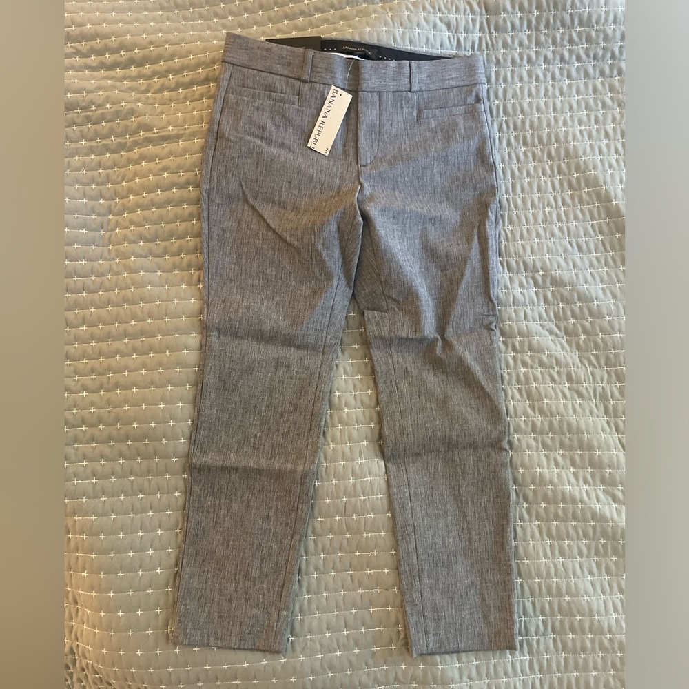Gray Skinny Fit Petite Women's Trouser - Ankle Length